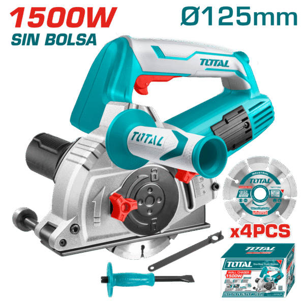 RANURADORA 1500W 125MM 10500RPM M14 INDUSTRIAL