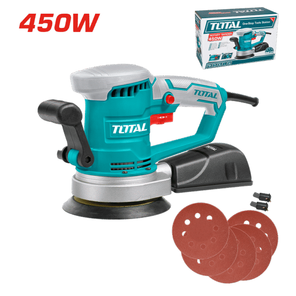 LIJADORA ORBITAL 450W 150MM BASE PU 4000-13000RPM