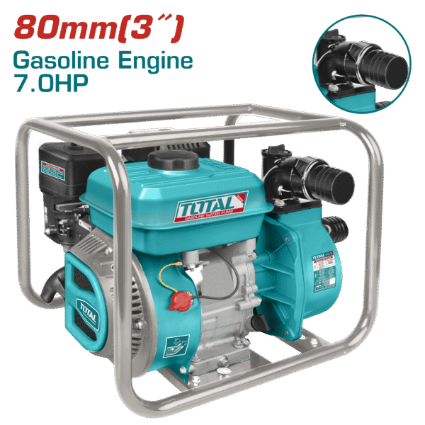 MOTOBOMBA GASOLINERA 3 PULG 7.0HP 1000L/MIN MAX 32M INDUSTRIAL
