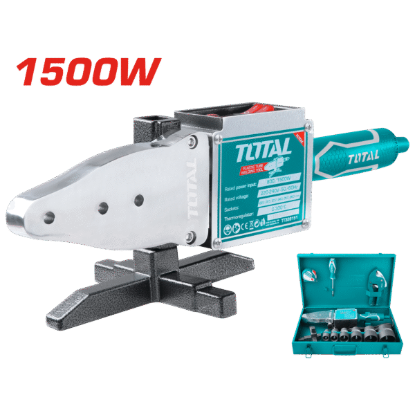 TERMOFUSORA 800-1500W DIA: 20-63MM 300ºC INDUSTRIAL