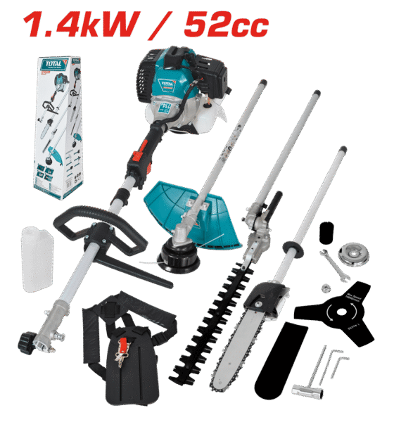 MOTOGUADAÑA MULTICORTADORA 2.2HP (1.4KW)/52CC 10000RPM (4 en 1)
