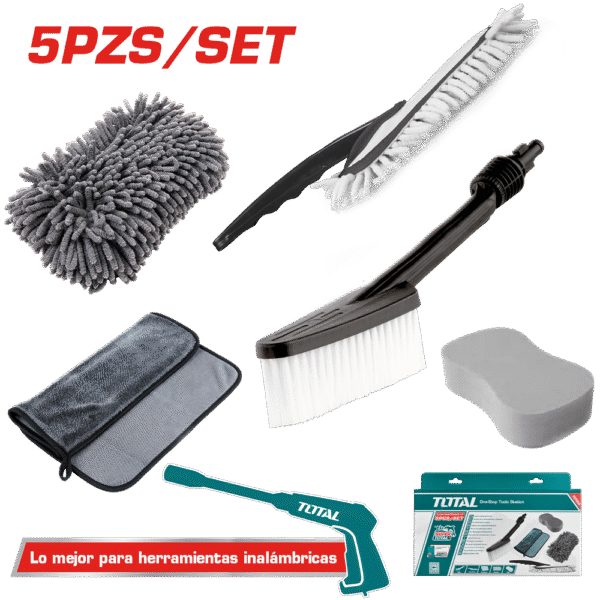 SET DE BOQUILLA + ACCESORIOS P/HIDROLAVALORA 5PCS