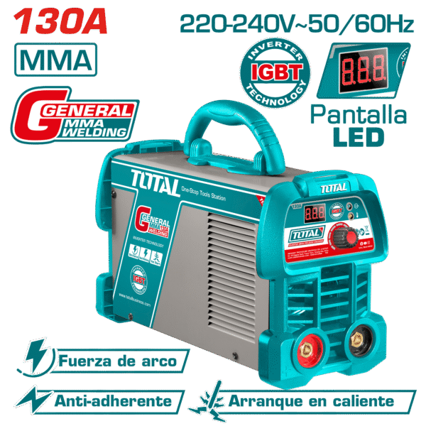 SOLDADORA INVERTER MMA 15-130A LCD E:1.6-3.2