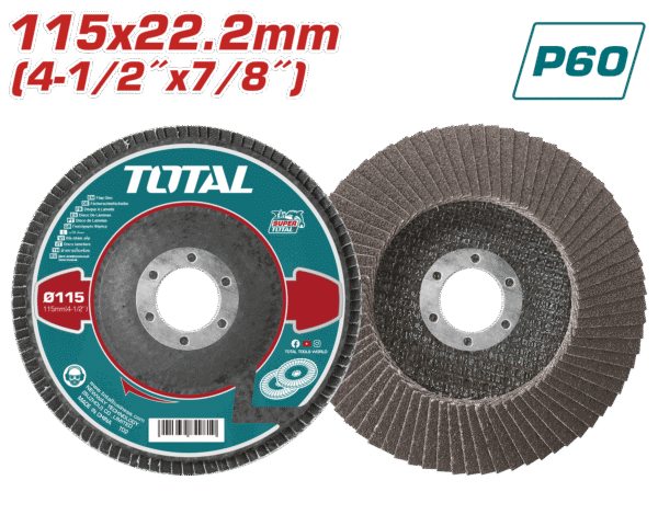 DISCO FLAP 115X22MM P60 ALTA VELOCIDAD
