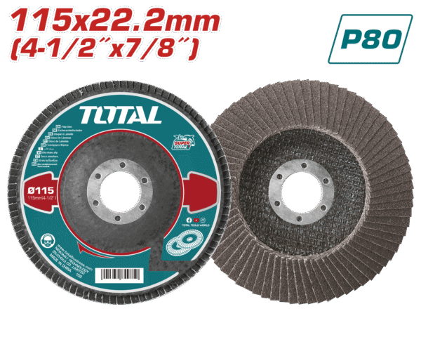 DISCO FLAP 115X22MM P80 ALTA VELOCIDAD
