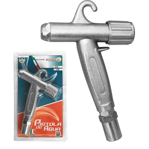 PISTOLA DE AGUA CROMADA P/LAVADORA DE ALTA PRESION