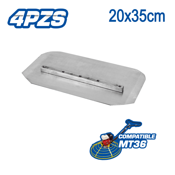 HOJA P/ALISADOR DE ACABADOS 8X14″ 2.0MM P/MT36 X 4PZS COMBINACION