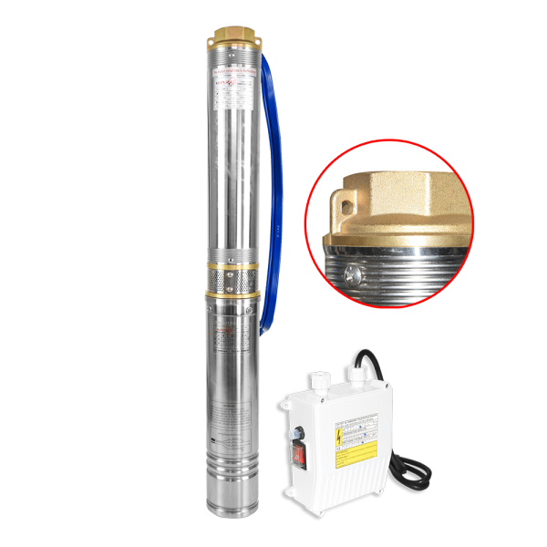 BOMBA SUMERGIBLE POZO 4” SDM 220V 2.0HP 1.50KW 1FASE
