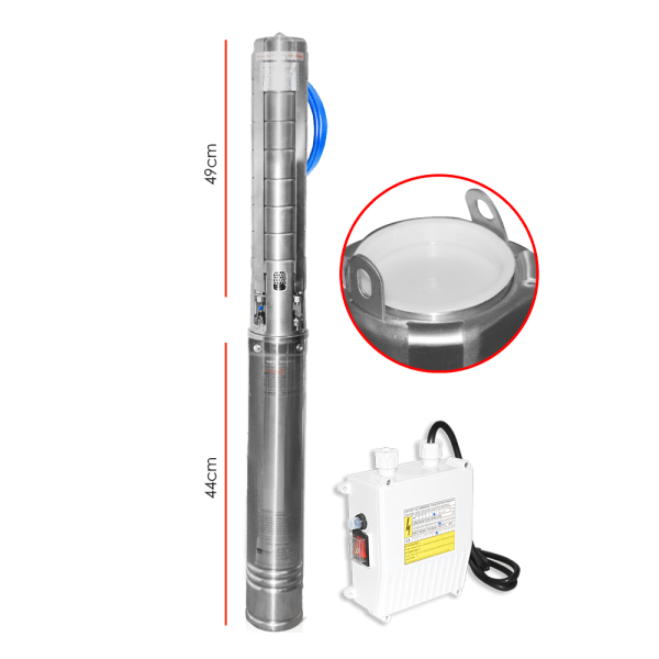 BOMBA SUMERGIBLE POZO 4” SPM 220V 2.0HP 1.50KW 1FASE