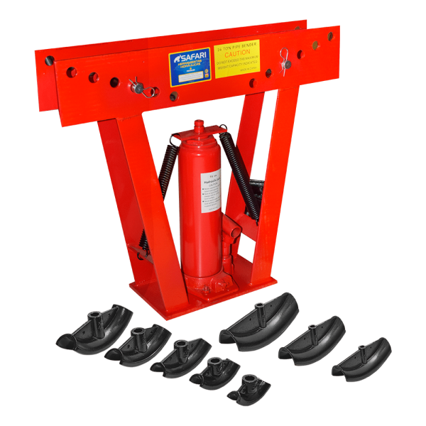 DOBLADORA DE TUBOS 16 TON ROJO