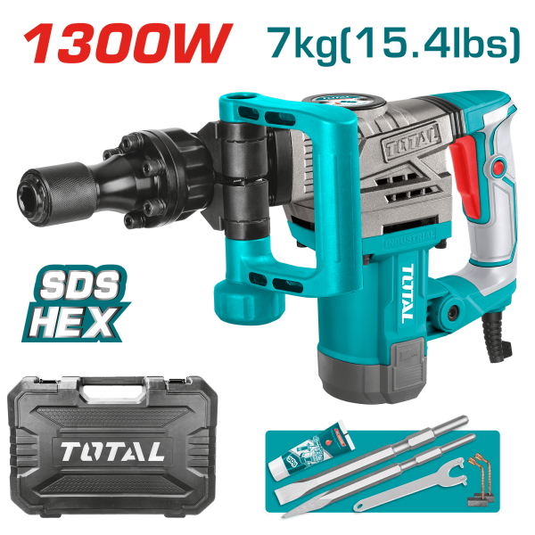 DEMOLEDOR HEX 1300W 3800BPM 20J 7KG INDUSTRIAL