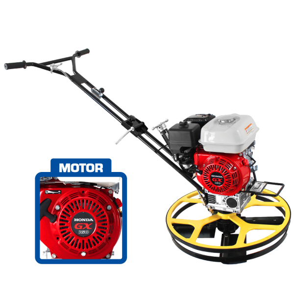 ALISADOR P/CONCRETO C/MOTOR HONDA GX160INC HOJAS