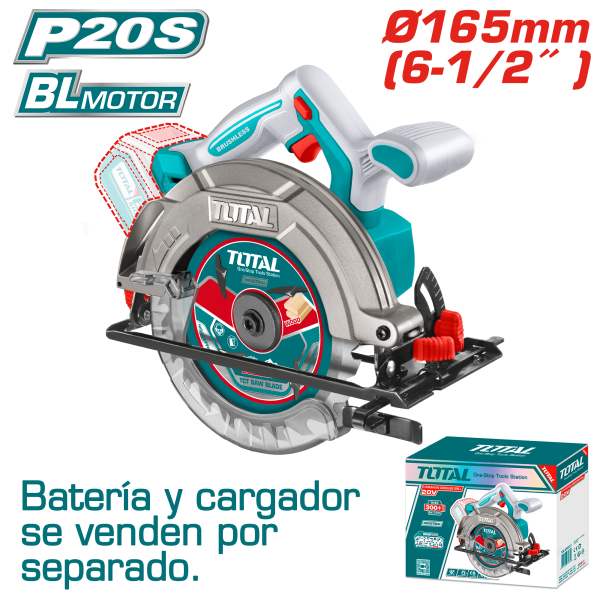 SIERRA CIRCULAR LI-ION 20V 5200RPM 165MM BRUSHLESS INDUSTRIAL