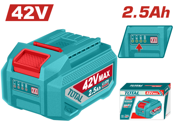 BATERIA LI-ION 42V 2.5AH C/INDICADOR LED INDUSTRIAL