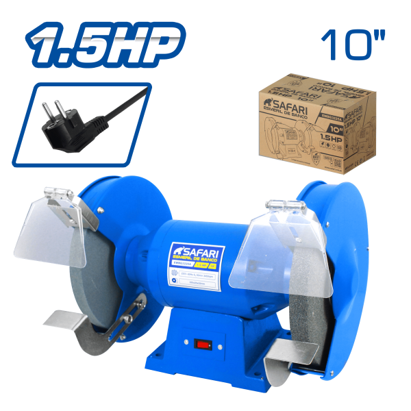 ESMERIL DE BANCO 10PULG 220V 1.5HP – HEAVY DUTY