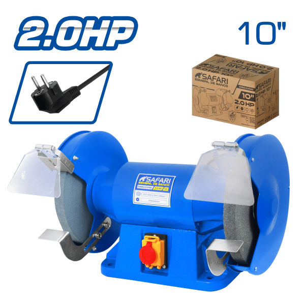 ESMERIL DE BANCO 10PULG 220V 2.0HP – HEAVY DUTY