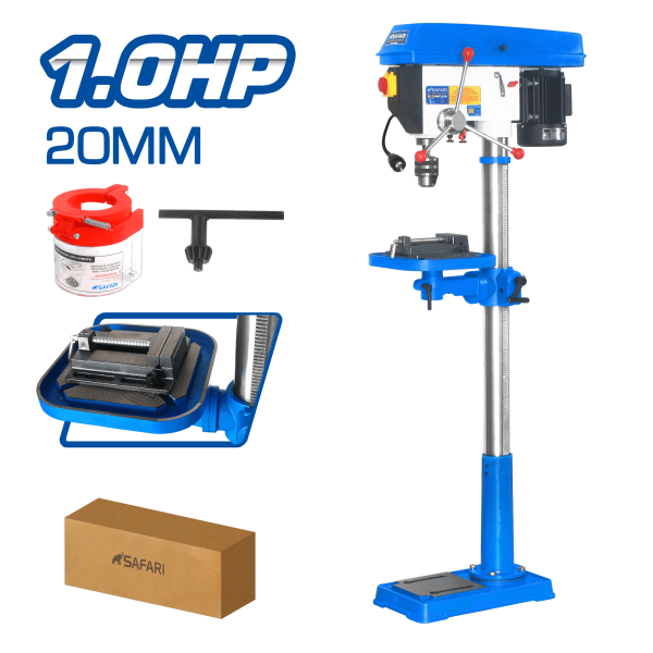 TALADRO BANCO 20MM 220V 1.0HP HEAVY DUTY FULL ALTO