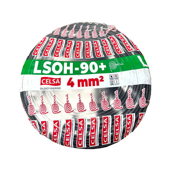 Cable libre halógeno 90°C 4mm2 Celsa (Lsoh-90) 450/750V
