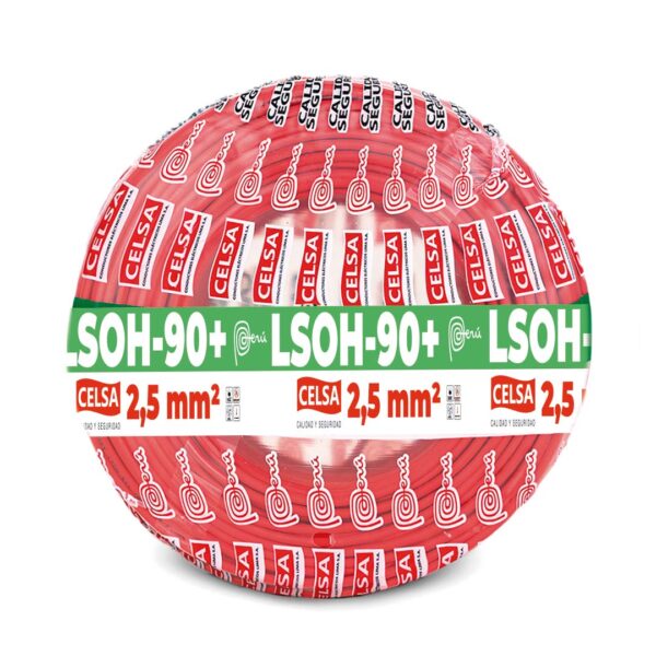 Cable libre halógeno 90°C 2.5mm2 Celsa (Lsoh-90) 450/750V