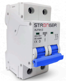 LLAVE TERMOMAGNETICA 2X20A 6KA ALPHA – STRONGER